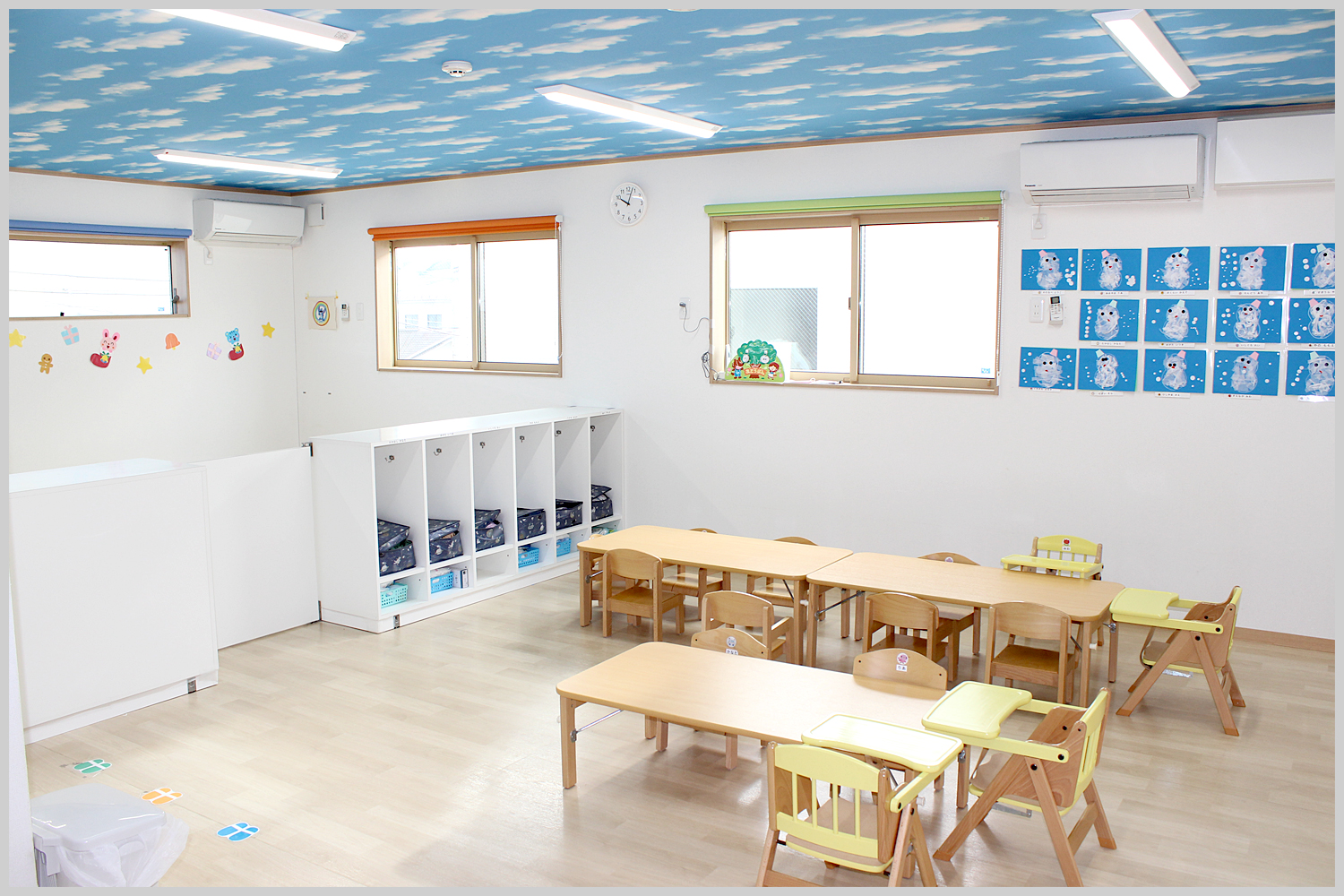 れいんぼーなーさりー原町館2の1・2歳児室です
