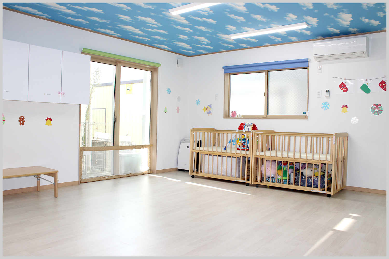 れいんぼーなーさりー原ノ町館のほふく室です