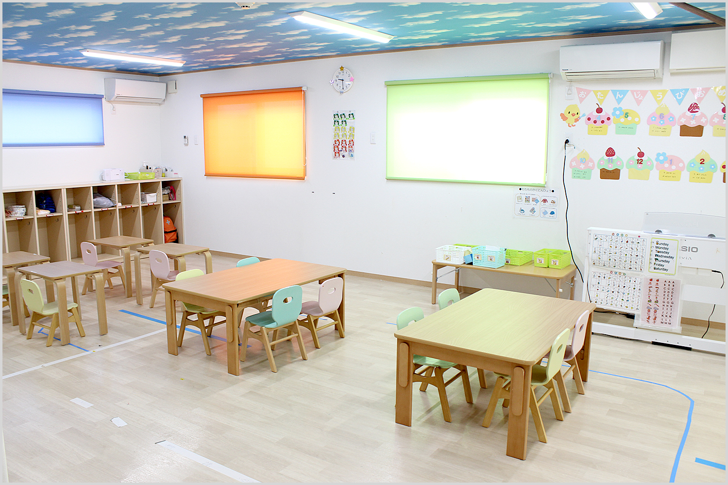 れいんぼーなーさりー原ノ町館の3・4・5歳児室です