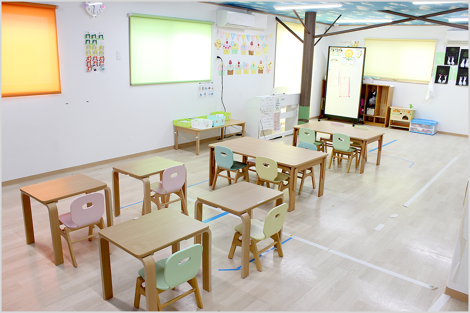 れいんぼーなーさりー原ノ町館の3・4・5歳児室です