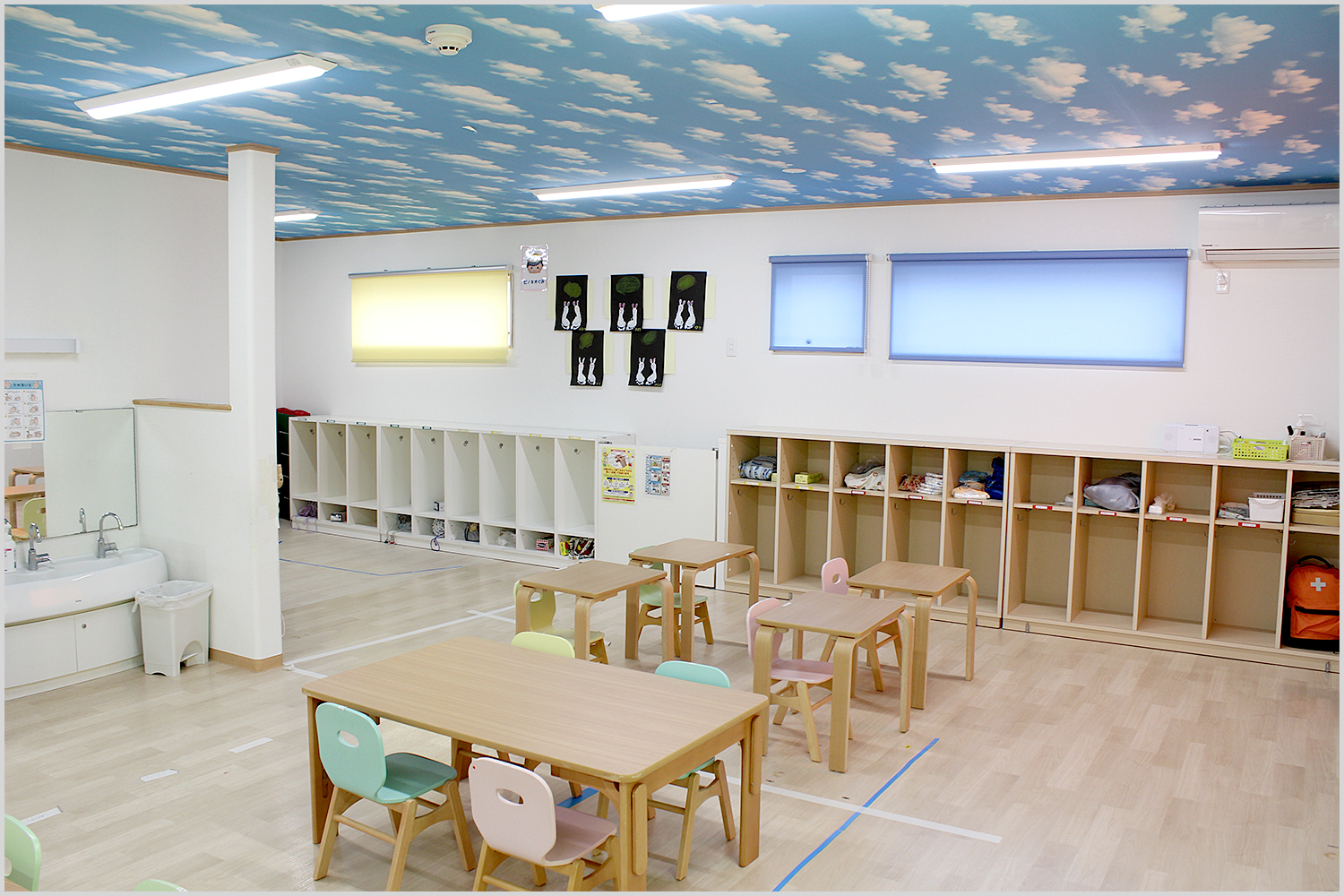 れいんぼーなーさりー原ノ町館の3・4・5歳児室です